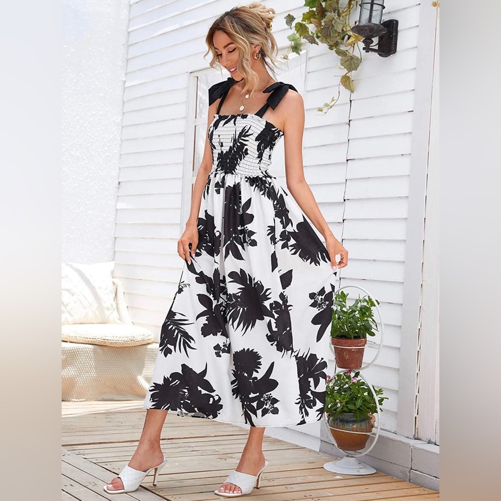 NWOT Gorgeous Black/White Dress